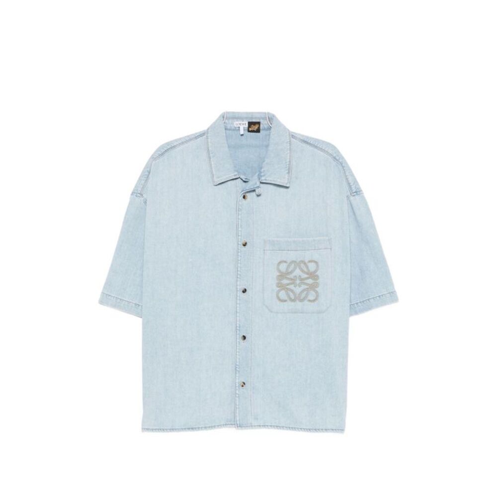 Loewe Paula's Ibiza Men Denim Cotton Shirt